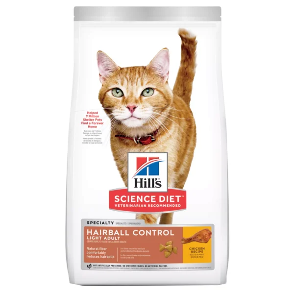 Hill's® Science Diet® Hairball Control Light Adult Dry Cat Food - Chicken - Image 2