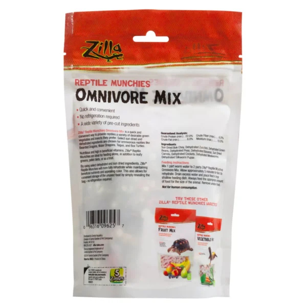 Zilla® Reptile Munchies Omnivore Mix Reptile Food - Image 2