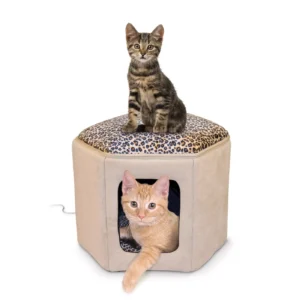 Thermo-Kitty Bed™ Clubhouse Heated Cat Bed