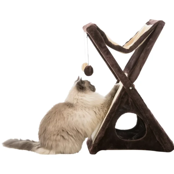 TRIXIE Miguel Fold-And-Store Cat Scratcher, Brown - Image 2