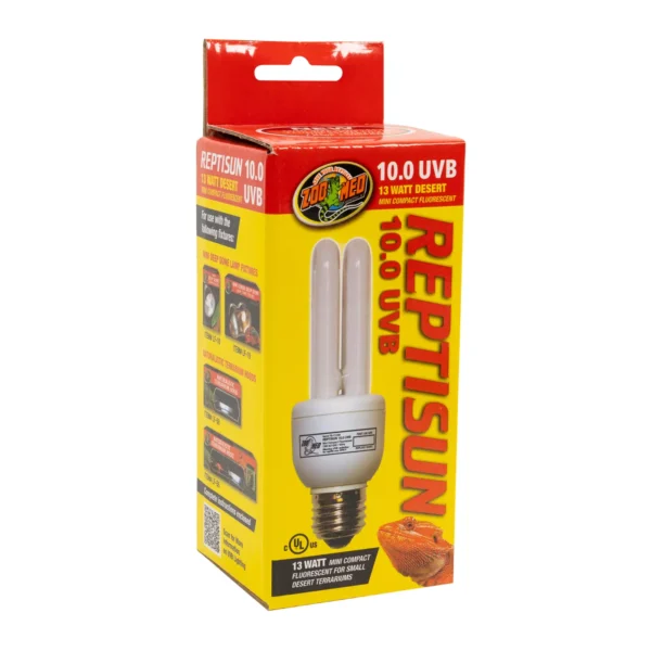 Zoo Med ReptiSun 10.0 UVB Mini Compact Fluorescent Bulb - Image 2