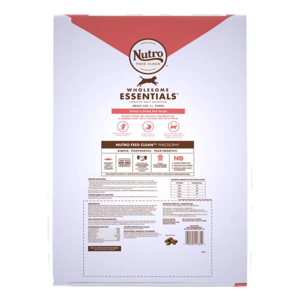 Nutro Wholesome Essentials ™ Adult Dry Cat Food - Natural, Salmon & Brown Rice - Image 3