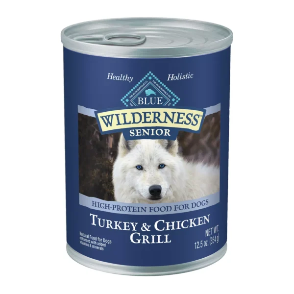 Blue Buffalo® Wilderness™ Senior Wet Dog Food - Grain Free, Turkey & Chicken