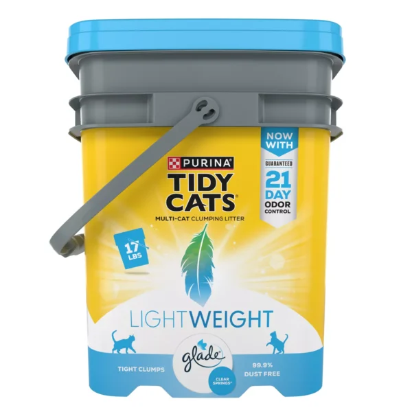 Purina® Tidy Cats® With Glade Clumping Multi-Cat Clay Cat Litter - Clear Springs Scent, Lightweight