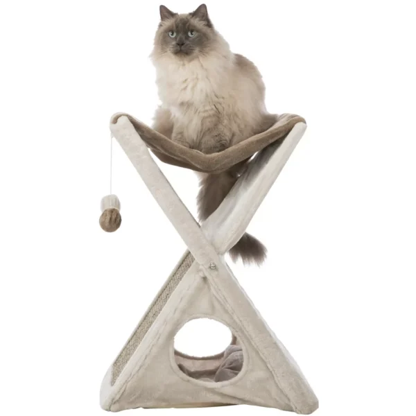 TRIXIE Miguel Fold-And-Store Cat Scratcher, Gray - Image 2