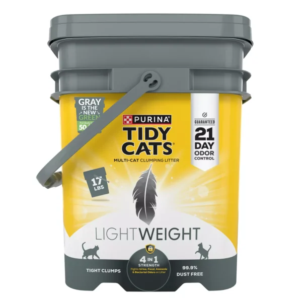 Purina® Tidy Cats® 4-in-1 Strength Clumping Multi-Cat Clay Cat Litter - Lightweight