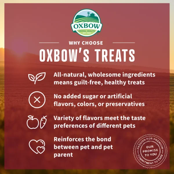 Oxbow Simple Rewards Baked Small Pet Treats - Apple & Banana - Image 4