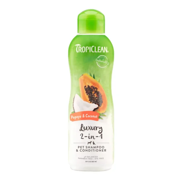 TropiClean® Papaya & Coconut Dog Shampoo & Conditiner