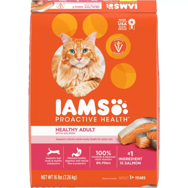 IAMS™ Proactive Health Adult Dry Cat Food - Healthy Adult, Salmon & Tuna - Image 2