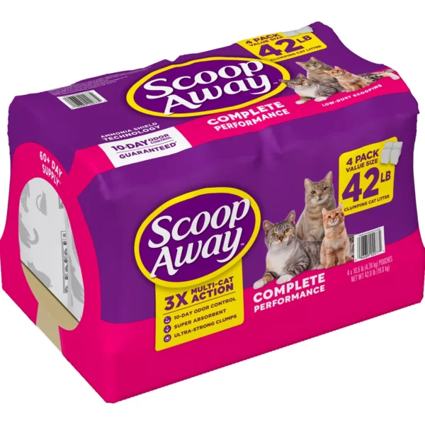 Scoop Away Complete Performance Clumping Clay Cat Litter - Low Dust - Image 3