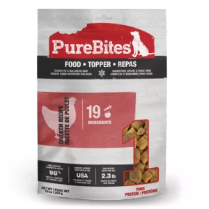 PureBites® RAW Freeze Dried Complete & Balanced Dog Food or Topper - Chicken
