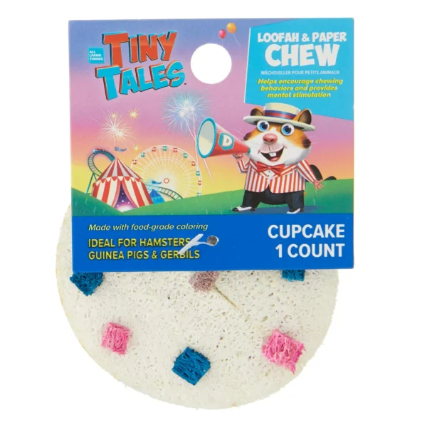 Tiny Tales™ Cupcake Small Pet Loofah & Paper Chews