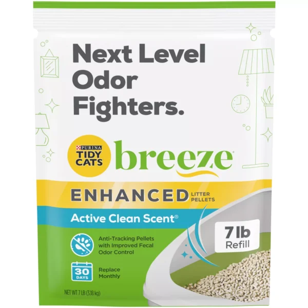 Purina® Tidy Cats® Breeze  Enhanced Cat Litter Pellets - Active Clean Scent, Low Tracking