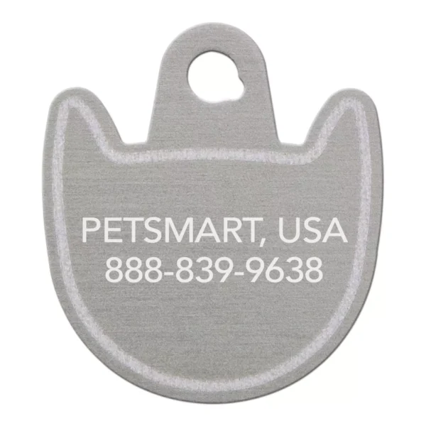 TagWorks® Cat Face Personalized Pet ID Tag - Image 2