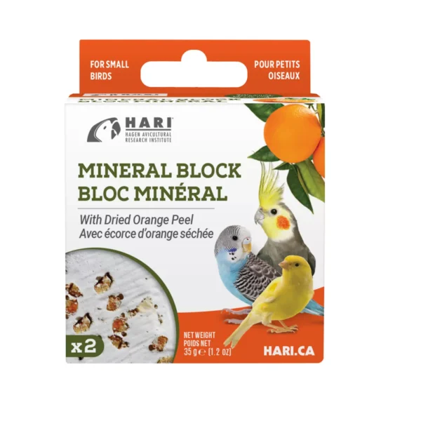 Hari Mineral Block Dried Orange Peel Bird Supplements