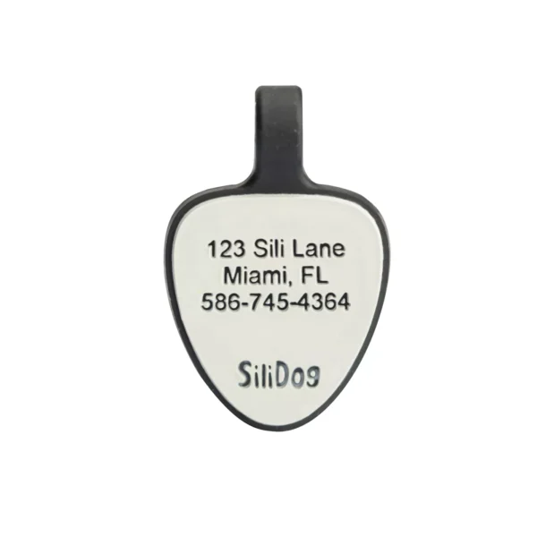 SiliDog The Silent Dog Tag Personalized Silicone Mouse Cat ID Tag - Image 2