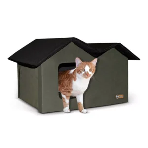 K&H Pet Products Outdoor Unheated Extra-Wide Kitty House