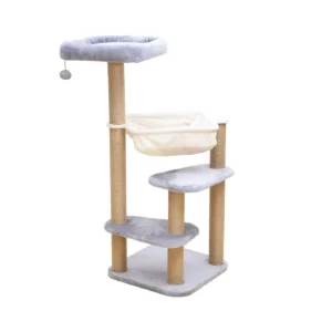 Catry 43-in Babylon Cat Tree, Beige