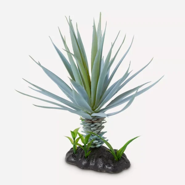 Nate & Jeremiah Blue Agave Plant Reptile & Aquarium Décor - 7.5" - Image 2