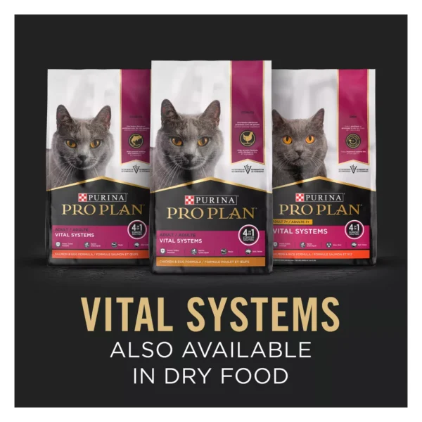 Purina Pro Plan Vital Systems Sole Entree in gravy Adult Cat Food 3OZ - Image 3