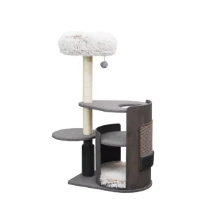 PetPals 42-in Cullen Mid-Century Modern Cat Tree
