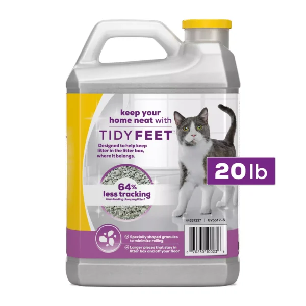 Tidy Cats Tidy Feet Multi-Cat Clumping Cat Litter - Low Tracking, Unscented - Image 2