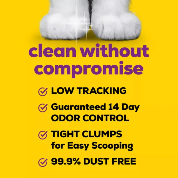 Tidy Cats Tidy Feet Multi-Cat Clumping Cat Litter - Low Tracking, Unscented - Image 5