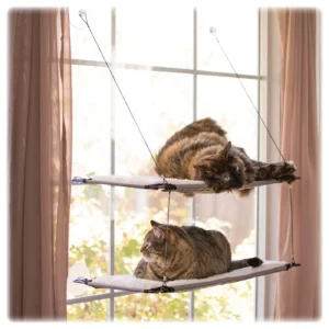 K&H Pet Products Window Lounger & Window Double Lounger Cat Perches