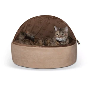 K&H Pet Products Self-Warming Hooded Kitty Bed