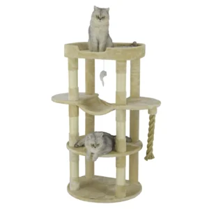 Go Pet Club 46" Jungle Rope Cat Tree Scratcher with Sisal Covered Posts