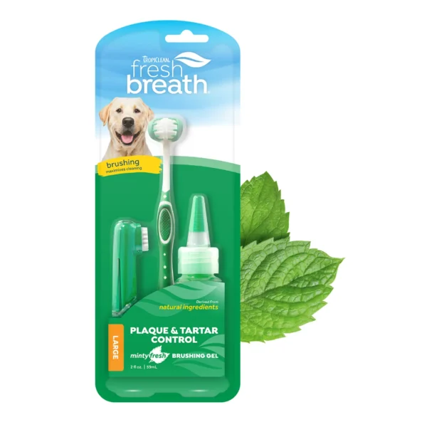 TropiClean Fresh Breath - Plaque & Tartar Control Kit for Large Dogs - Image 2